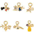 Wholesale Diy Jewelry Accessories Copper Multi-Color Cubic Zircon Multi-Style Gold Geometric Pendant for Jewelry Making