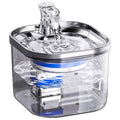 Stainless Steel Pet Water Dispenser Automatic Circulation Filter Dog Cat Water Fountains Smart Pet Cat Fountain
