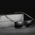 Men'S Polarized Sunglasses Uv400 Driving Sun Glasses for Men Women Square Frame Male Tr 90 Tac Lenses Sunglasses