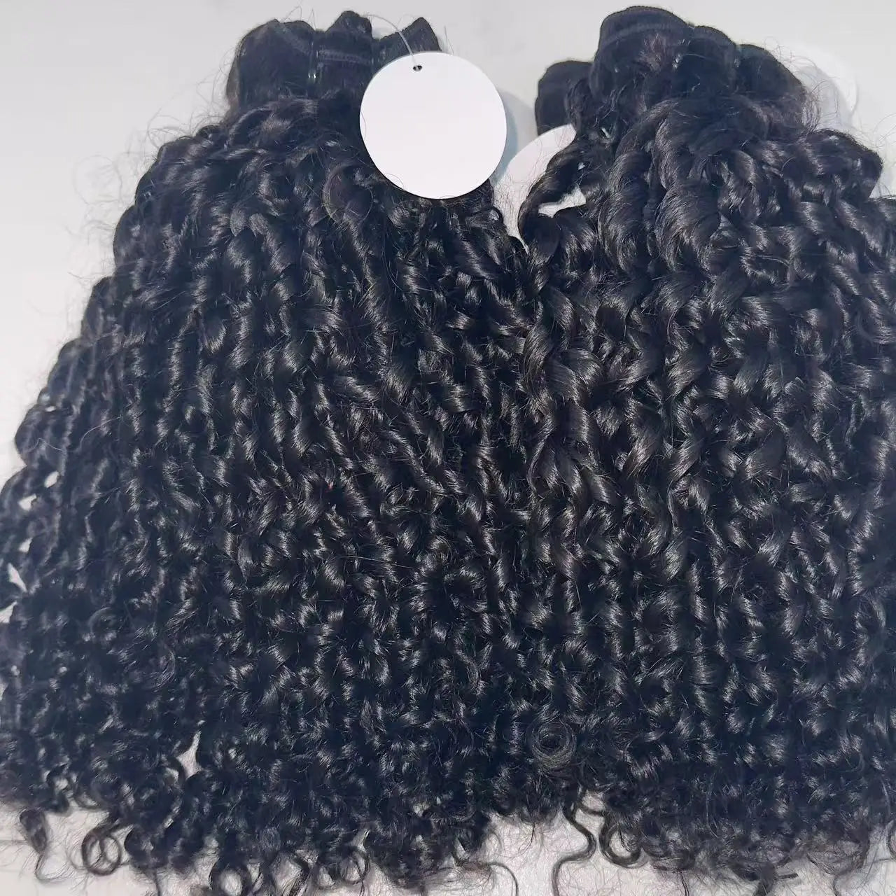 Pixie Curly Human Hair Bundles Remy Cuticle Aligned Hair 100% Unprocessed Virgin Indian Human Hair Weave Extension