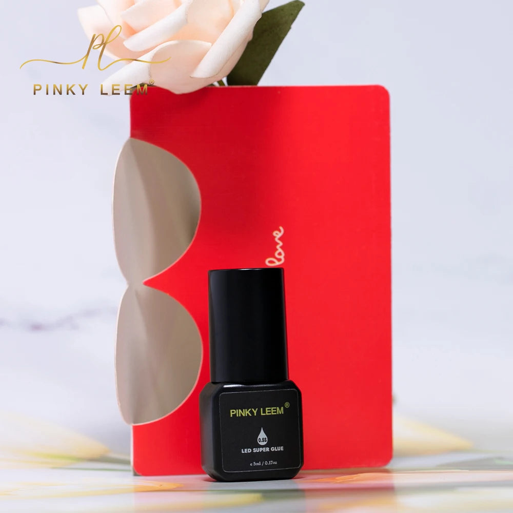 Pinky leem Private Label New Product Led Lash Glue Eyelash Extension 0.5s Glue with Wholesale Price Led Lashes Extension Glue