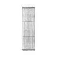Avonflow 1600mm Chrome Mild Steel Vertical Radiator Modern Central Water Heating Towel Warmer with Graphic Design for Hotels