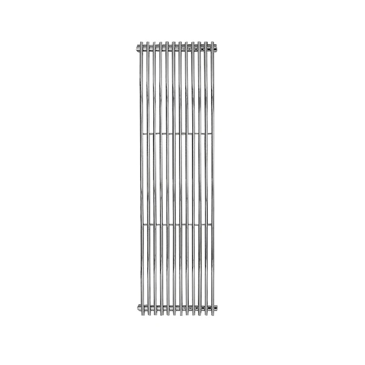 Avonflow 1600mm Chrome Mild Steel Vertical Radiator Modern Central Water Heating Towel Warmer with Graphic Design for Hotels