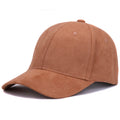 Factory Customized Plain Suede Baseball Caps Outdoor Blank Baseball Caps for Men and Women