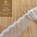 Milk Silk Wave Mesh Fabric with Water Soluble Embroidery Lace for Lolita Skirt Shoe Bag Accessories