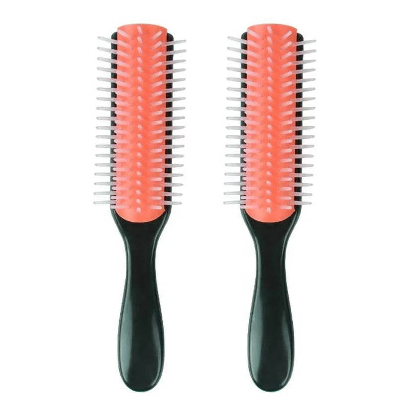 Factories Direct Detachable Small 5-row Cushion Nylon Bristle Removable Classic Row Styling Brush for Thick Hair
