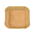 6.5 Inch Square Disposable Air Fryer Paper Liners for Air Fryer Grease and Water Proof Non Stick Basket Parchment Paper