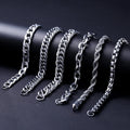 Quality Wholesale Stainless Steel Chunky Cuban Chain Bracelets for Men Jewelry