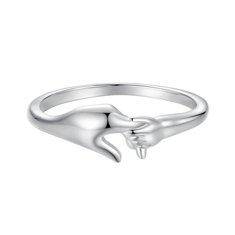 Youchuang New Fashion Unique Cheap Personalized Finger Ring Bulk Fine Ladies Dainty Non Tarnish Hand 925 Silver Jewellery Rings