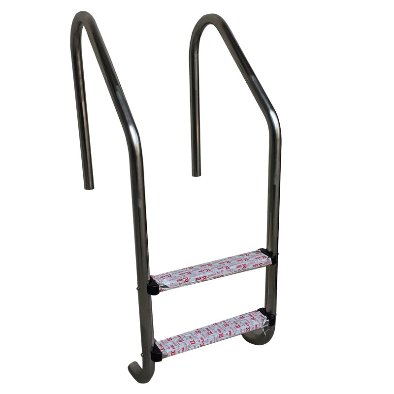 SL Series Anti-Slip 304 Grade Stainless Steel 2-Step Above Ground Swimming Pool Ladder with Cross Brace