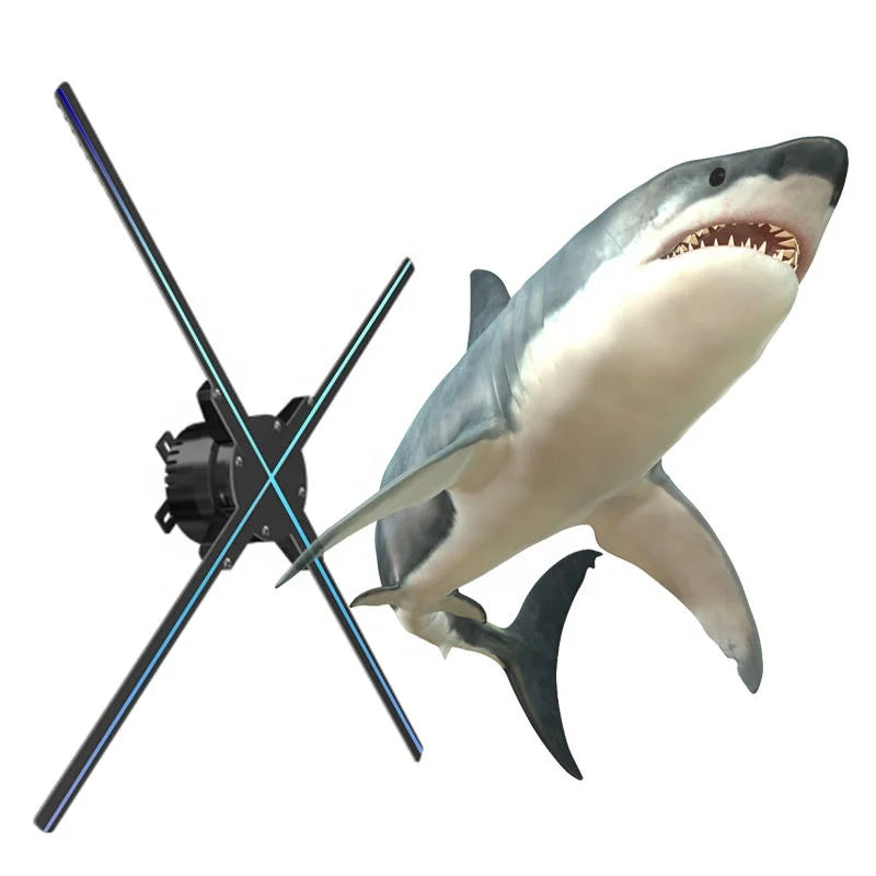 70Cm 3d Hologram Fan LED Holographic Projector Player Advertising Machine Display With Virtual Animation Show