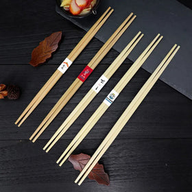 Old Carpenter Wholesale Hot Sale Sushi Carbonized Restaurant Bamboo Disposable Double-ended Tip Chopsticks