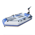 Solarmarine PVC Inflatable Floor Boat with Motor 4-Person Air Mat Rowing Boat