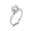 YBO 1CT D VVS Moissanite Rings 925 Sterling Silver Hip Hop Trendy Style Party Bridal Wedding Anniversary Engagement Jewelry