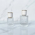 Luxury Cosmetic Packaging 30ml 50ml Refillable Empty Perfume Fine Mist Parfum Glass Spray Bottle Screw Cap Skin Care Serum