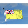 Johnin Wholesale Fast Shipping Customized Logo 100% Polyester flags 3x5ft Niue All Country Flag