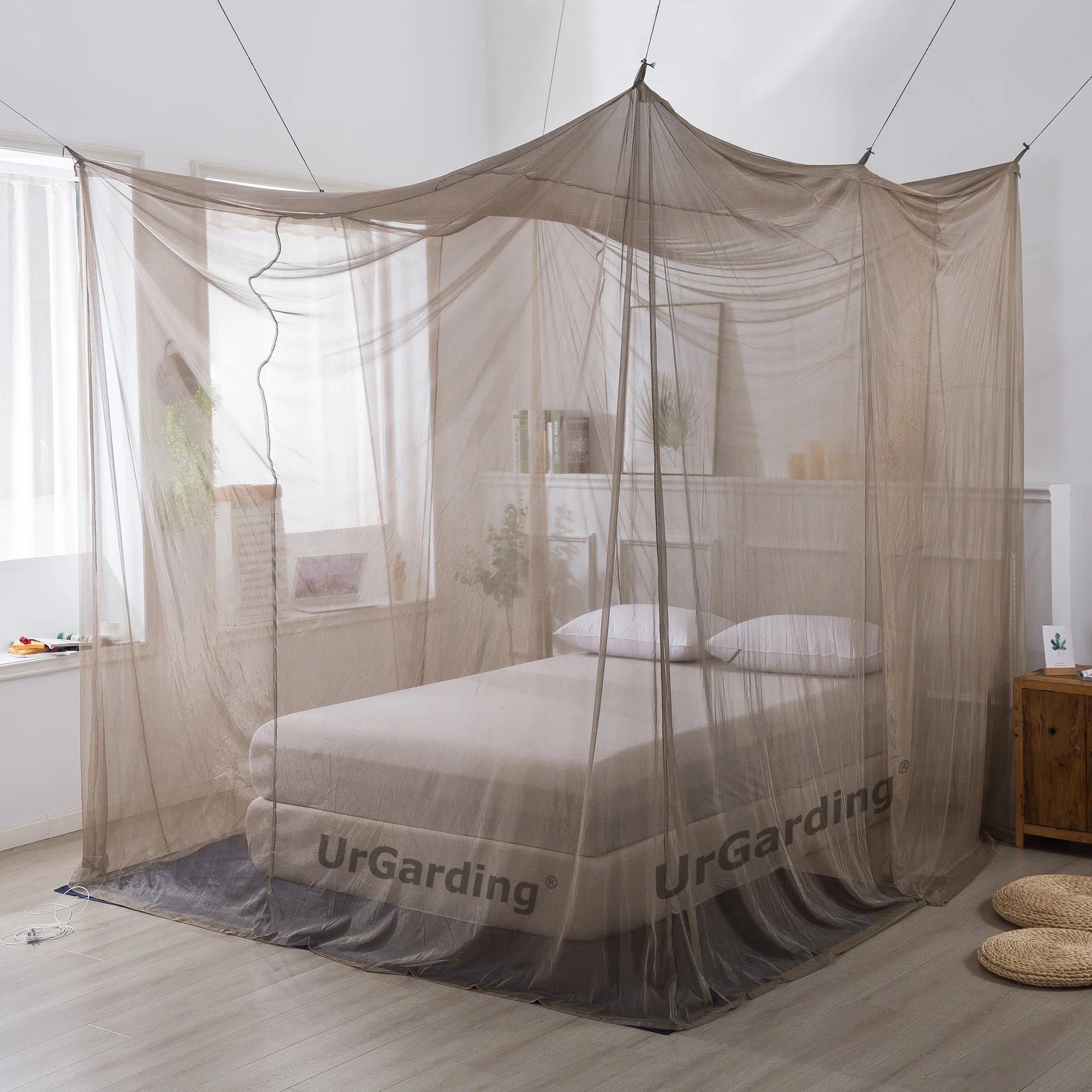 Double Entry 55.1dB Higher Emf Shielding Hf+Lf Faraday King Size Bed Tent Mosquito Net