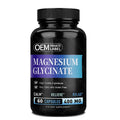 Custom 500mg Magnesium Complex Capsules Low MOQ High Absorption Supplement for Sleep Leg Muscle Pregnant Women