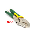 Wholesale High Carbon Steel Standard Locking Channel Lock Pliers Anti-Cracking Green Handle Serrated for Cutting OEM