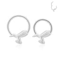 ASTM F136 Titanium Clicker Hoop Nose Ring for Men Piercing Titanium Septum Clicker Lip Piercing Rings Jewelry