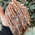 Natural Multi-Color Moonstone Gemstone Loose Beads for DIY Jewelry for Bracelets Necklaces Earrings Jewelry Making