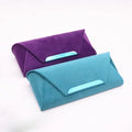 Purple Color Handmade Sunglasses case Low MOQ Personalized Pouch Soft Sunglasses case Spectacle Cases Sunglasses Accessories