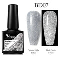 Venalisa Flash Shining Gel 7.5ml Neon Glitter Uv Gel Nail Polish Customized logo Glow in Dark Manufacturer  Wholesale Price