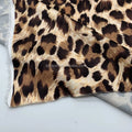 100% Polyester Anti-Static Leopard Printed Satin Fabric for Girls' Night Dresses