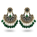 China Factory Outlet Ethnic Style Vintage Alloy Hollow Rhinestone Crystal Flower Statement Earrings Women Wholesale