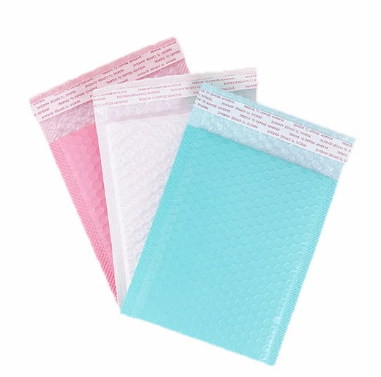Wholesale Pearlescent Film Bubble Envelope Bag Shockproof in Stock Bubble Bag
