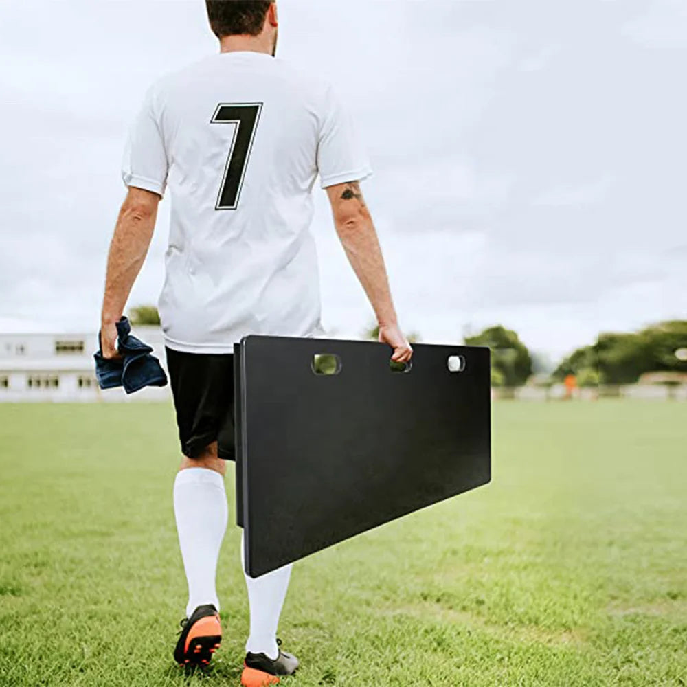 ZSPE Soccer Rebounder Board Goal and Kickback Ball Wall for Kids and Adults Training Equipment for Football Fans