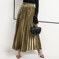 Boutique Wholesale 2026 Spring New Leisure Commuting Large Size High Waist Solid Color Women's Half Skirt