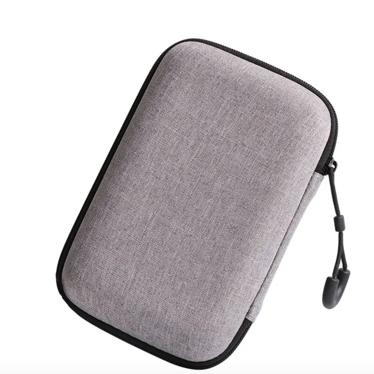 OEM/ODM Widely Use USB Cable Storage Box Screw Soft Shockproof EVA Storage case With Zipper