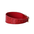 Classic Double Layer Wide Cow Leather Pet Dog Collar Elegant and Durable Leashes and Collars