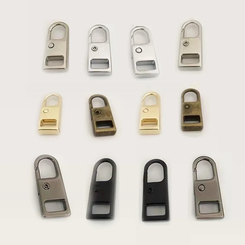 WYSE Detachable Zipper Handles Replacement Metal Rope Zipper Pullers for #3 #5 #8 #10 Zipper Bag Backpack Luggage