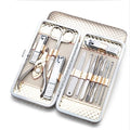 Wholesale Christmas New Year Promotional Gift Business Yellow Manicure Set