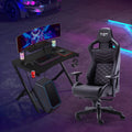 High End Traditional Ergonomic Executive Office Chair PU Leather Extendable Cooling Convertible Reclining Computer Gaming