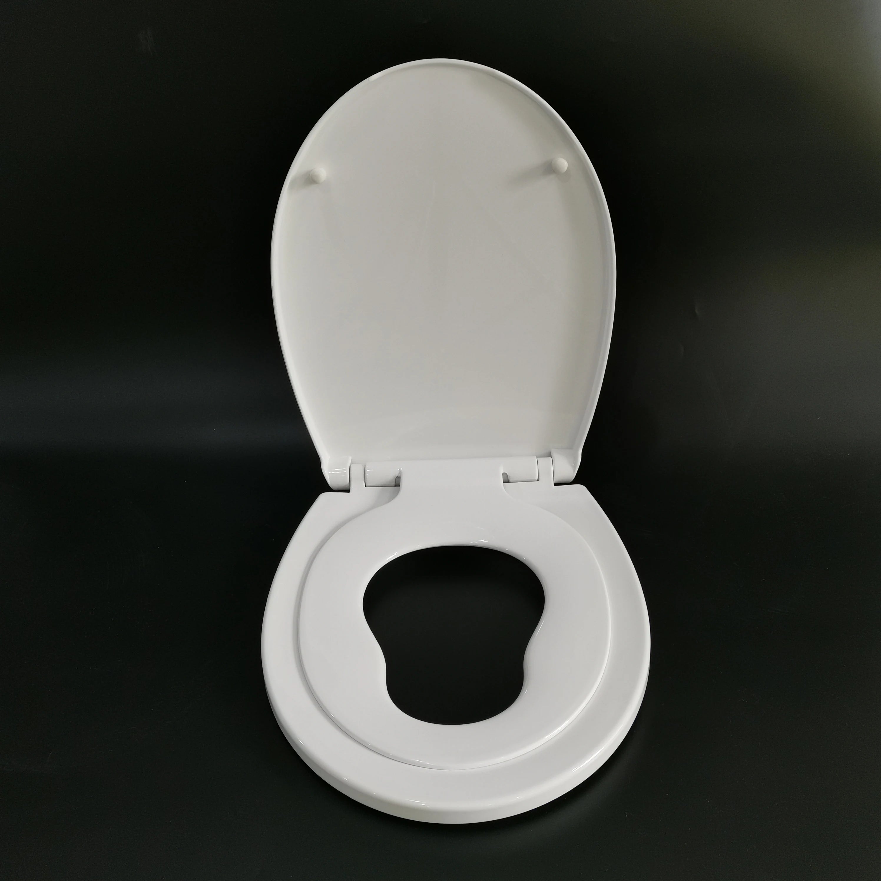 Toilet Seat Cover for Adult and Kids Round Shape Quick Release Family Water Closet Cover Lid