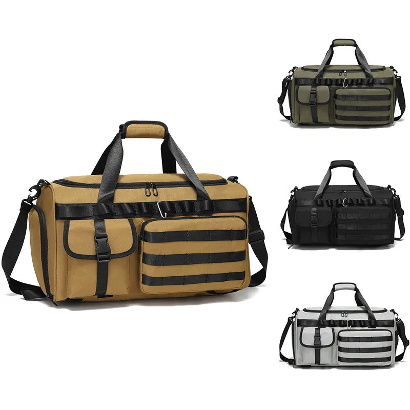 Tactical Backpack Gym Duffel Bag Multipurpose Sports Rucksack Outdoor Hiking Backpack Carry-On Travel Backpack for Men & Women