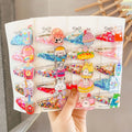 2022 Fashion Metal Sweet Korean Style Flower Shape Girls Hair Clips Quicksand KLACOMA Dd004 Colorful Decoration