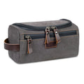 2024 Vintage Fashion Large Travel Toiletry Bag Pouch Box Case Zipper Canvas Cotton Leather for Men Women Make-Up Cosmetic Bag