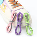 Customized Reflective Glowing Dark Polyester Shoe Laces Personalized Flat Sneakers and Sport Shoes with Bootlaces