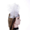 Hotsale Feather Headband Headpiece Flapper Headband Great Gatsby Headdress Bridal Evening Ball Costume Hair Accessories