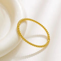 Beimai OEM 18k Gold Stainless Steel Titanium Steel Bead Bangle