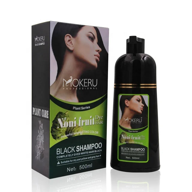 Private Label 500ml Bulk Noni Natural Cream 100% Effective White/Grey Hair Organic Nourishing Anti-Dandruff Formula Dye Hair