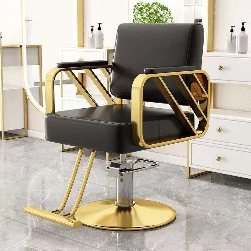 Professional Modern Salon Luxury Belmont Hydraulic Black Hair Salon Chair Barber Chair for Barber Shop