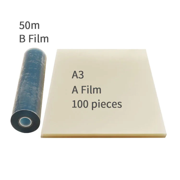 Hot Selling Direct Cold Transfer Uv DTF Sticker Film a and B Laminator A3 30cm PET AB Film for Hard Surface
