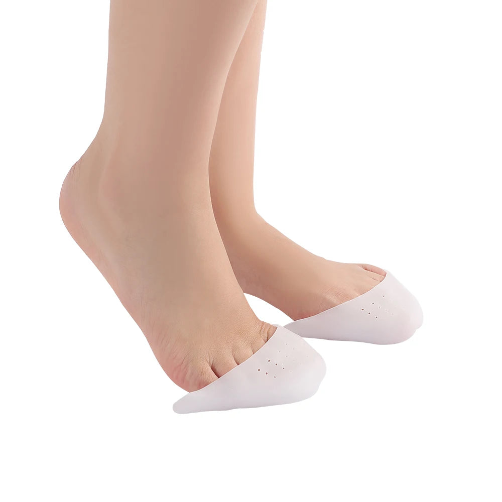 Silicone Forefoot Cushion Pads for Foot Care Ballet Pointed Toe Cover Insoles Sports & Comfort Insoles
