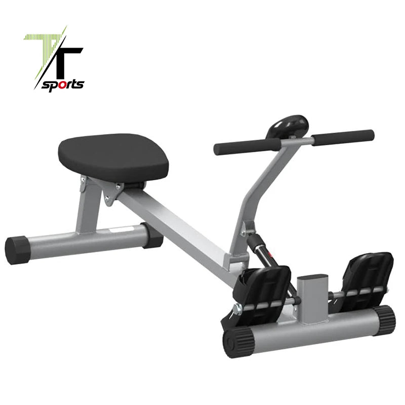 Home Gym Mechanical Equipment Foldable Rower With LCD Monitor Compact Adjustable Rowing Machine