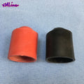 Xmlivet Black/red Pool Billiard Cue Butt Rubber Protectors Snooker Cue Butt Bottom Protectors Billiards Accessories